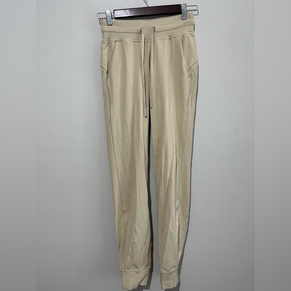 lululemon athletica Pants - Lululemon Joggers Beige size 2